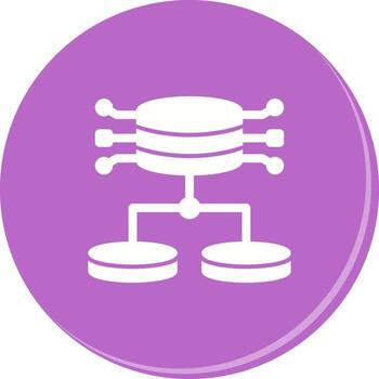 icono de vector de datos estructurados