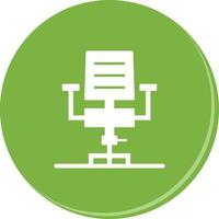 Desk Chair Vector Icon