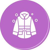 Winter Jacket Vector Icon