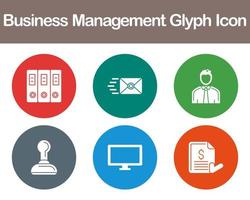 Business Management Vector Icon Set