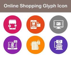 Online Shopping Vector Icon Set