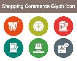 Shopping Commerce Vector Icon Set