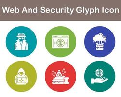 Web And Security Vector Icon Set