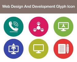 Web Design And Development Vector Icon Set