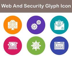 Web And Security Vector Icon Set