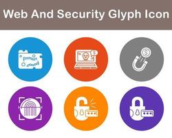 Web And Security Vector Icon Set