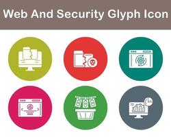 Web And Security Vector Icon Set