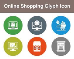 Online Shopping Vector Icon Set