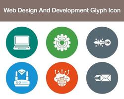 Web Design And Development Vector Icon Set