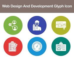 Web Design And Development Vector Icon Set