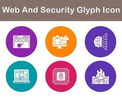 Web And Security Vector Icon Set