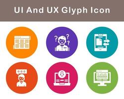 UI And UX Vector Icon Set
