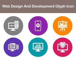 Web Design And Development Vector Icon Set