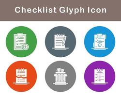 Checklist Vector Icon Set