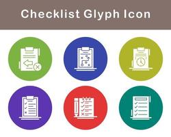 Checklist Vector Icon Set