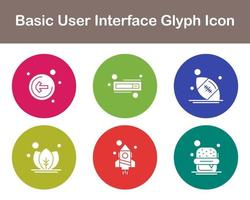 Basic User Interface Vector Icon Set