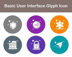 Basic User Interface Vector Icon Set