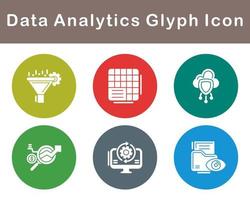 Data Analytics Vector Icon Set