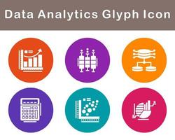 Data Analytics Vector Icon Set