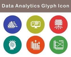 Data Analytics Vector Icon Set