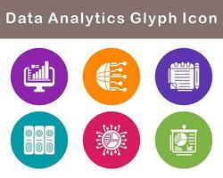 Data Analytics Vector Icon Set