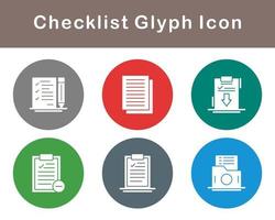 Checklist Vector Icon Set