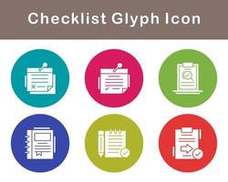 Checklist Vector Icon Set