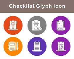 Checklist Vector Icon Set