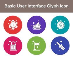 Basic User Interface Vector Icon Set