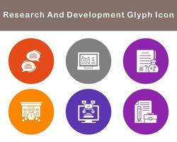 Research And Development Vector Icon Set