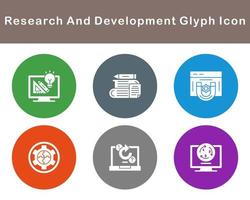 Research And Development Vector Icon Set