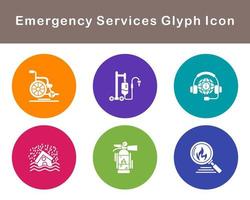 Emergency Services Vector Icon Set