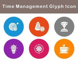 Time Management Vector Icon Set