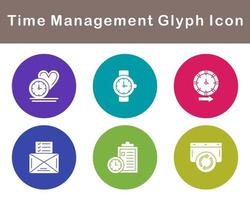 Time Management Vector Icon Set