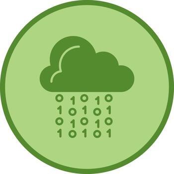 Cloud Coding Vector Icon