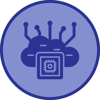 Cloud Computing Vector Icon