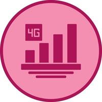 icono de vector 4g