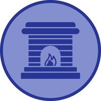 Fireplace Vector Icon