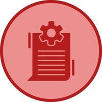 Content Management Vector Icon