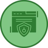 Web Security Vector Icon