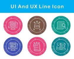 UI And UX Vector Icon Set