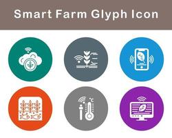 Smart Farm Vector Icon Set