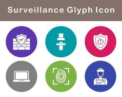 Surveillance Vector Icon Set