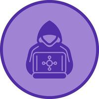 icono de vector de hacker