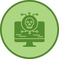 icono de vector de ataque de virus