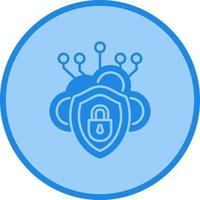 Cloud Security Vector Icon