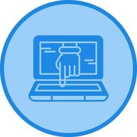 Computer Hacking Vector Icon