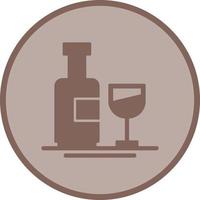 Wine Bottle Vector Icon