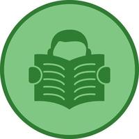 icono de vector de lectura