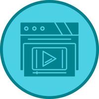 Video Player Vector Icon